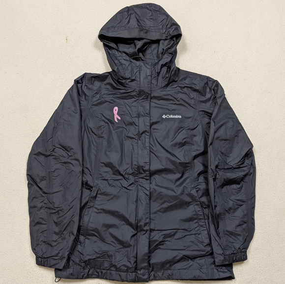 columbia breast cancer rain jacket